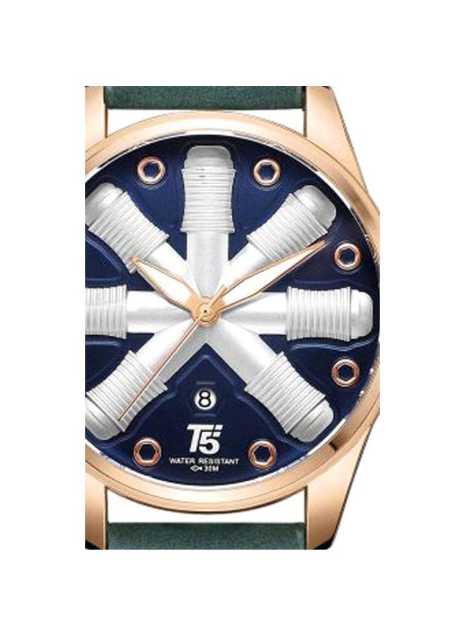 T5 Men's Water Resistant Analog Watch H3632G-E  - Image 2