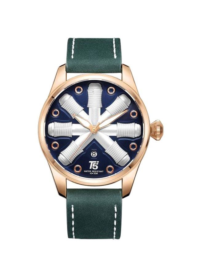 T5 Men's Water Resistant Analog Watch H3632G-E  - Image 1