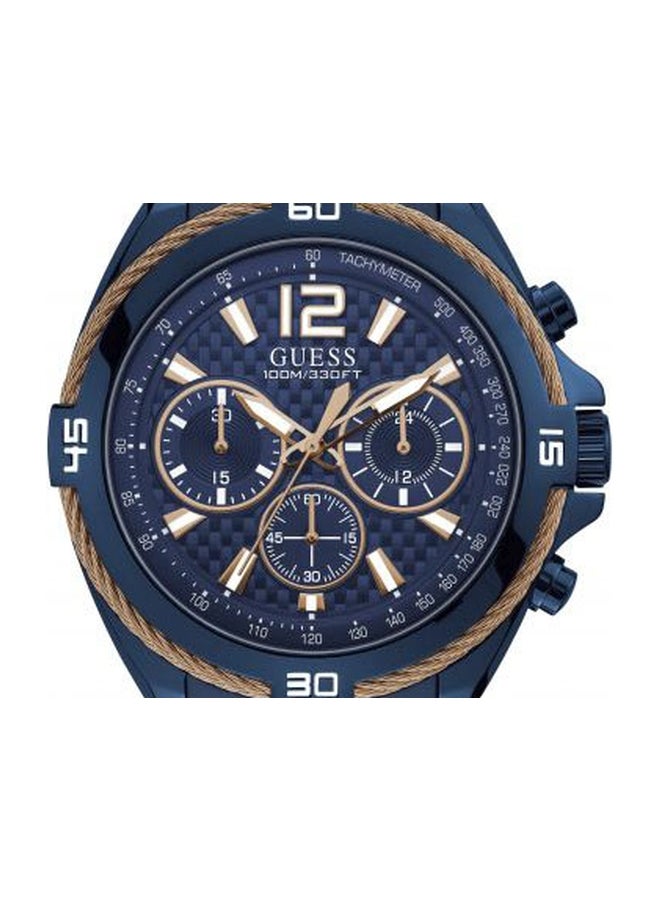 جس ساعة يد كرونوغراف مقاومة للماء طراز W1168G4 للرجال - Image 2