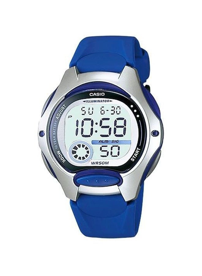 كاسيو ساعة يد رقمية مقاومة للماء طراز LW-200-2A -35 مم - أزرق للنساء - Image 1