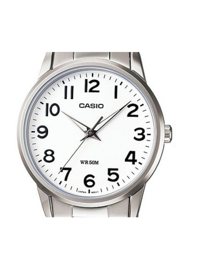 كاسيو ساعة يد بعقارب من سلسلة إنتايسر مقاومة للماء طراز MTP-1303D-7B للرجال - Image 2