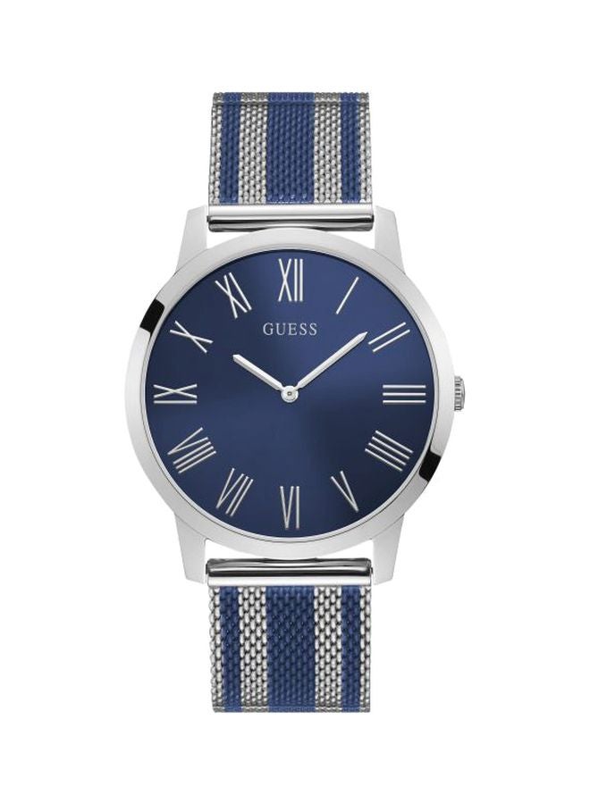 جس ساعة يد بعقارب ضد الماء وسوار من الستانلس ستيل، طراز W1179G1 للرجال - Image 1