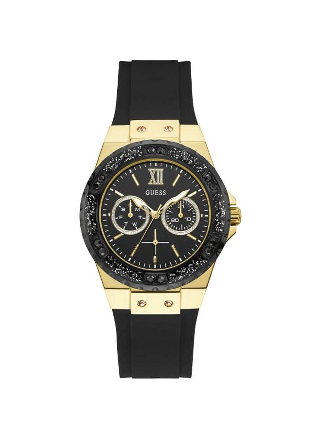 GUESS Women's Stone Studded Analog Watch W1053L7 - 39 mm - Black - Image 1