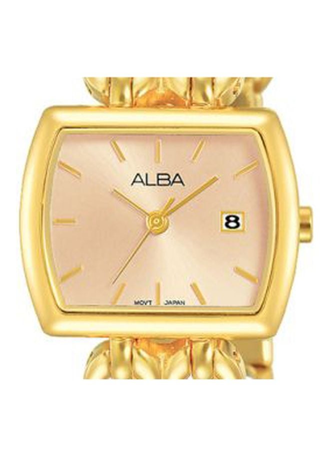 ألبا ساعة يد بعقارب بسوار من الاستانلس ستيل طراز AH7Q66X1 women - Image 2