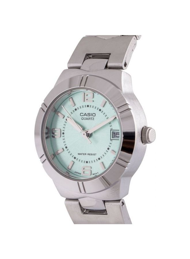 كاسيو ساعة يد كوارتز بعقارب بسوار من الإستانلس ستيل طراز LTP-1241D-3A - قياس 33 مم - لون فضي للنساء - Image 5