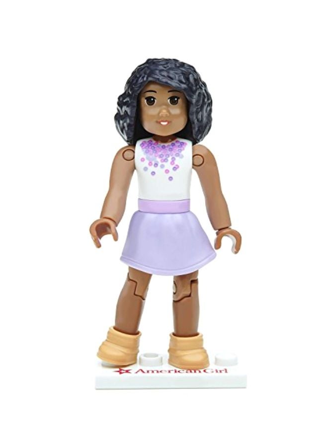 ميجا بلوكس مجسم صغير لشخصية بلون أرجواني باشون من سلسلة أمريكان جيرل 1 من كونستراكس - Image 1