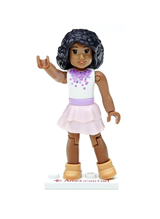 ميجا بلوكس مجسم صغير لشخصية بلون أرجواني باشون من سلسلة أمريكان جيرل 1 من كونستراكس - Image 3