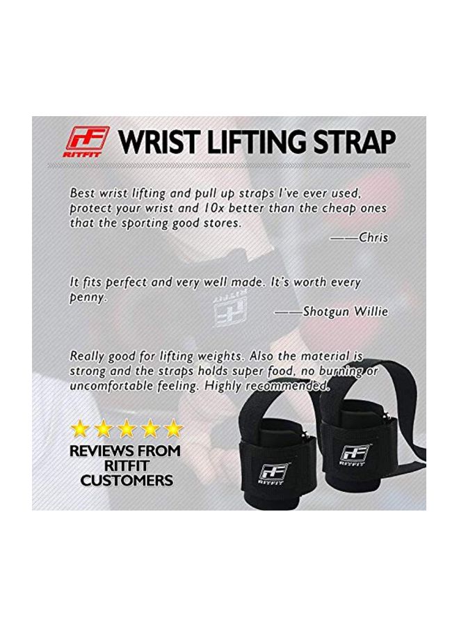 RitFit 2-Piece Weight Lifting Wrist Protector Strap - Image 5