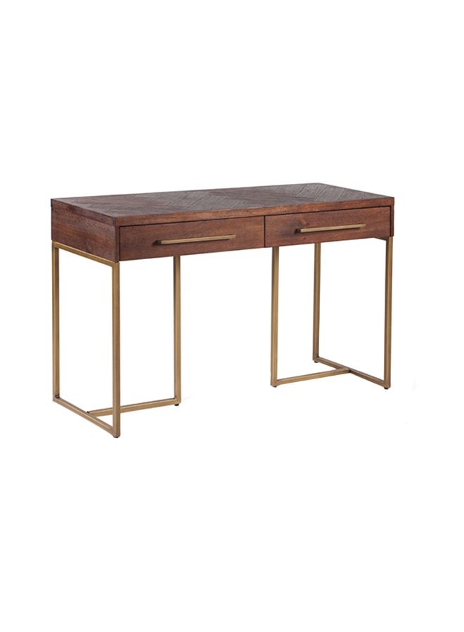 homes r us Bruno Console Table Brown 120 x 45 x 60cm 