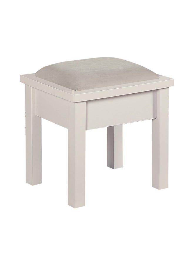 Davis Stool White 45 x 37 x 43cm