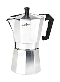 ARTC 3-Piece Espresso Coffee Maker With Mini Electric Hot Plate Pot Set Silver 150ml  - Image 1