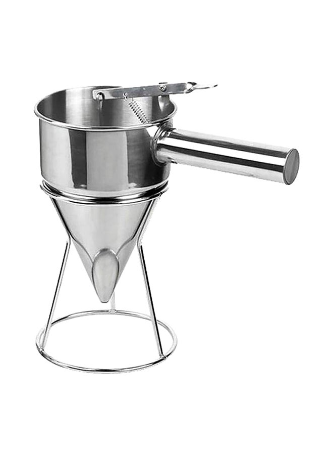 ARTC Kitchen Dispenser Spice Cooking Funnel Silver - Image 1