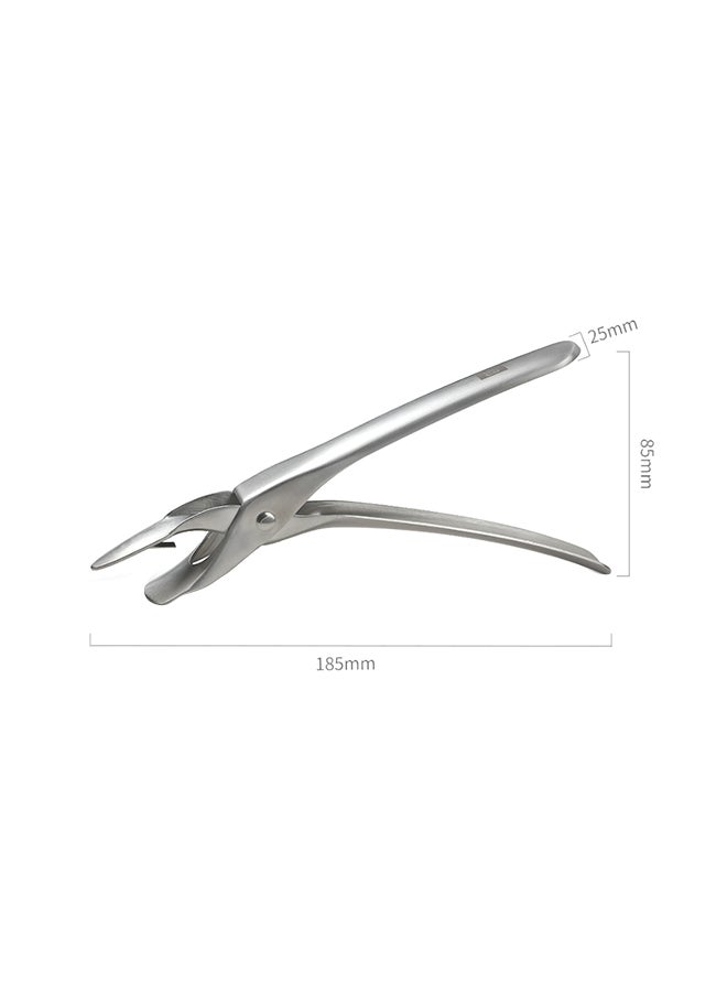 شاومي ملقط مضاد للحرارة ميجيا هوهو للأطباق الساخنة مصنوع من الستانلس ستيل فضي 0.12كيلوجرام - Image 1