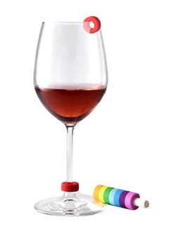 Xiaomi 8-Piece Identification Markers Red Wine Foodgrade Range Set Multicolour 0.1kg  - Image 3