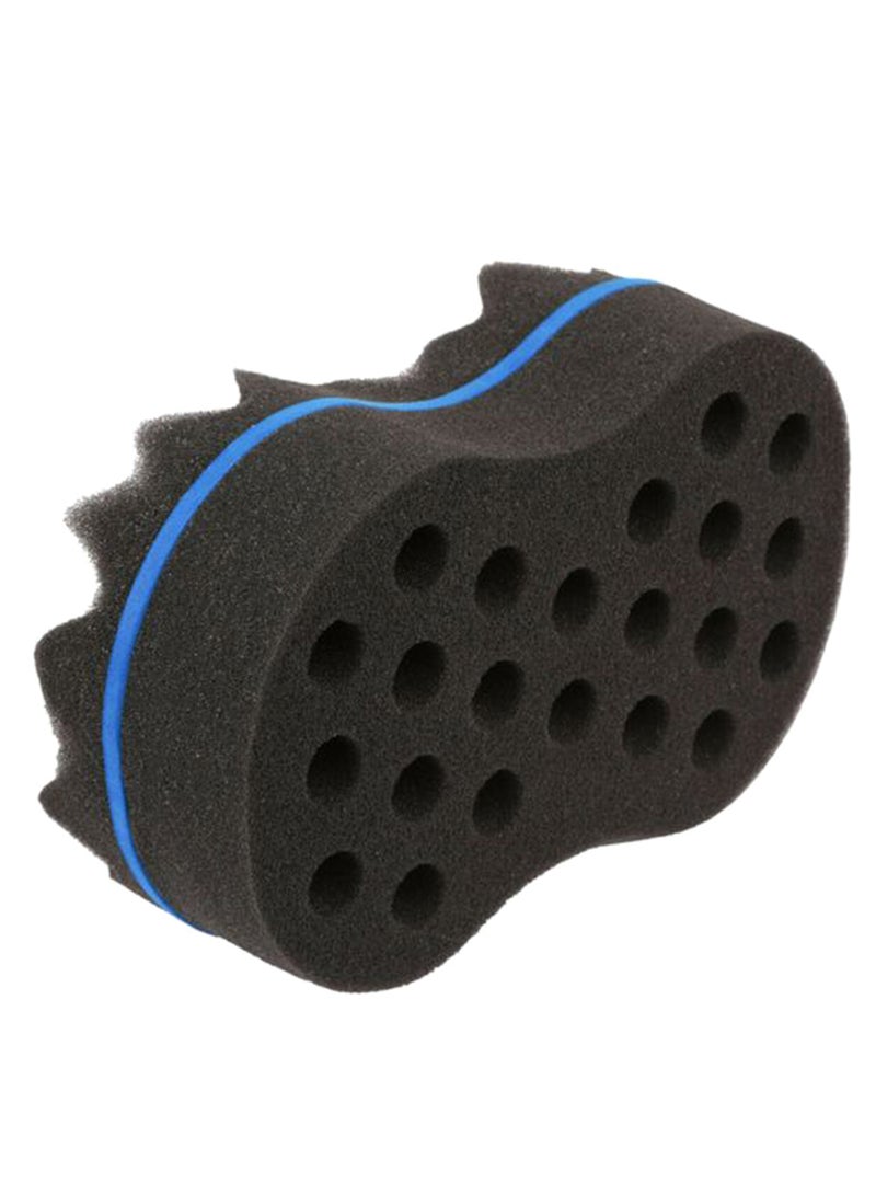 Generic Wave Barber Hair Brush Sponge Multicolour 19centimeter 