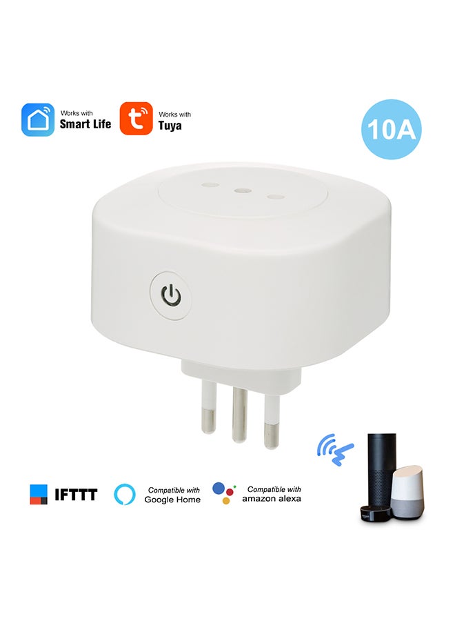 مقبس تحكم صوتي للمنزل متوافق مع أمازون إيكو أبيض - Image 5