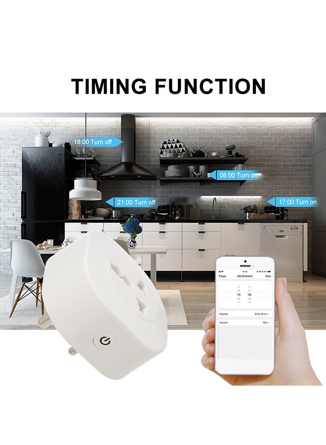 Home Socket Voice Control Compatible With Amazon Echo White - Image 5