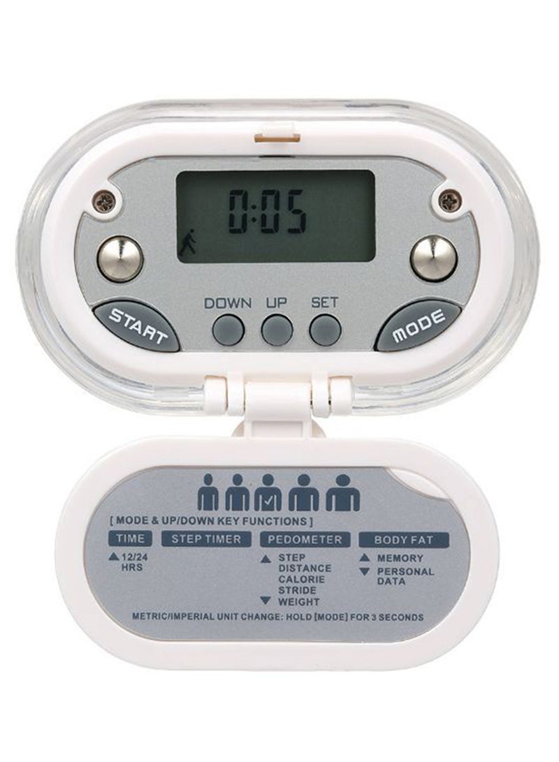 Generic Mini Step Counter Multi-Functional Pedometer 6.5cm 