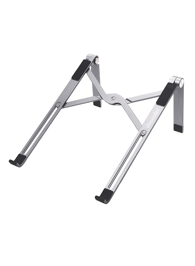 docooler Adjustable Laptop Stand Silver/Black  - Image 1
