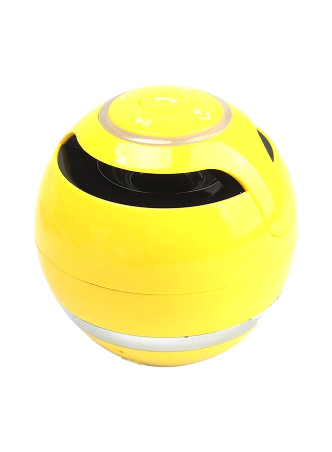 Portable Wireless Bluetooth Speaker Yellow - Image 1