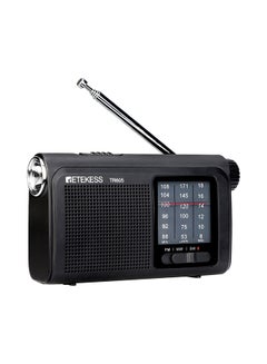 Retekess Portable Radio With Flashlight V6622 Black  - Image 1