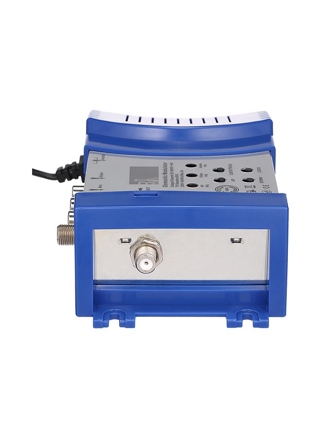 Audio Video Modulator TV Converter Signal Amplifier V6601 Blue - Image 4