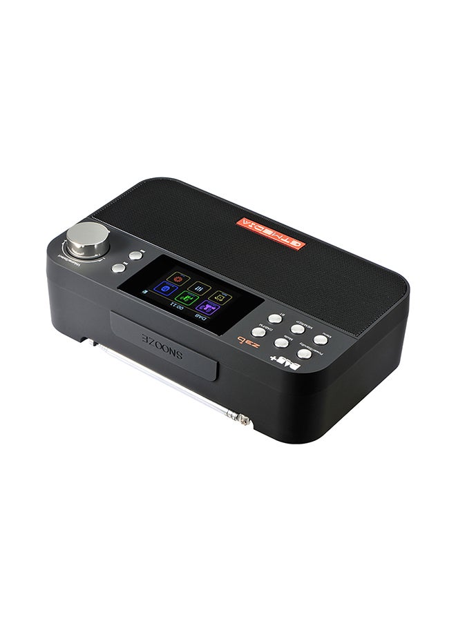 Portable Digital FM Radio V6513 Black - Image 2