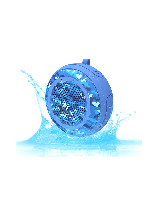 Waterproof Wireless Bluetooth Speaker Blue - Image 2