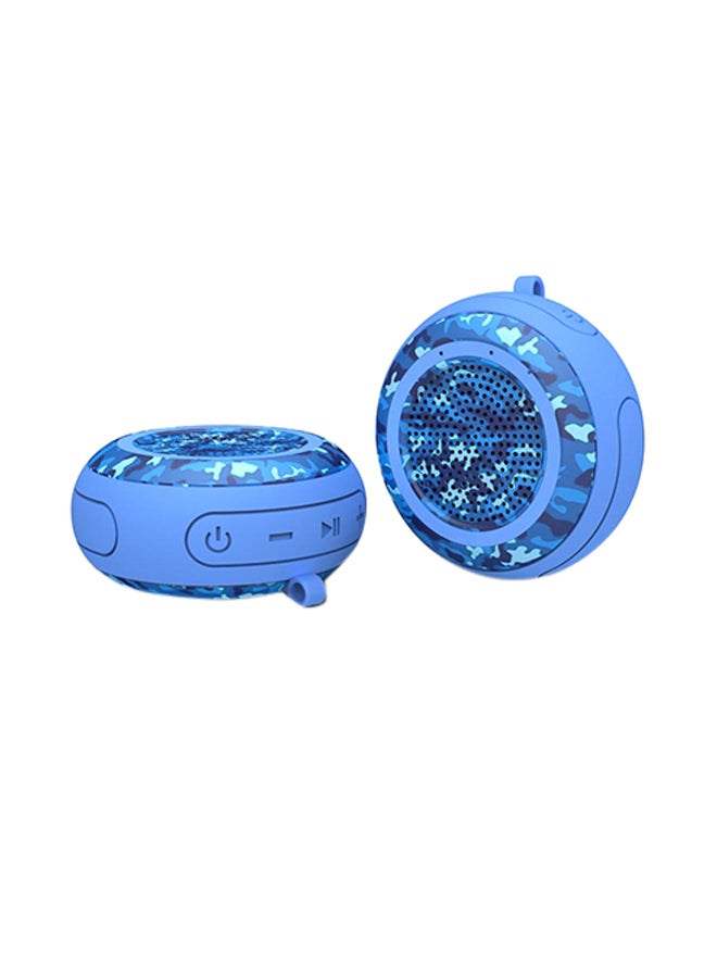 Waterproof Wireless Bluetooth Speaker Blue - Image 4