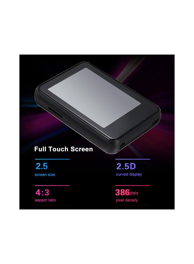 BENJIE Bluetooth MP3 Full Touch Screen Music Player V6556 Black - Image 4