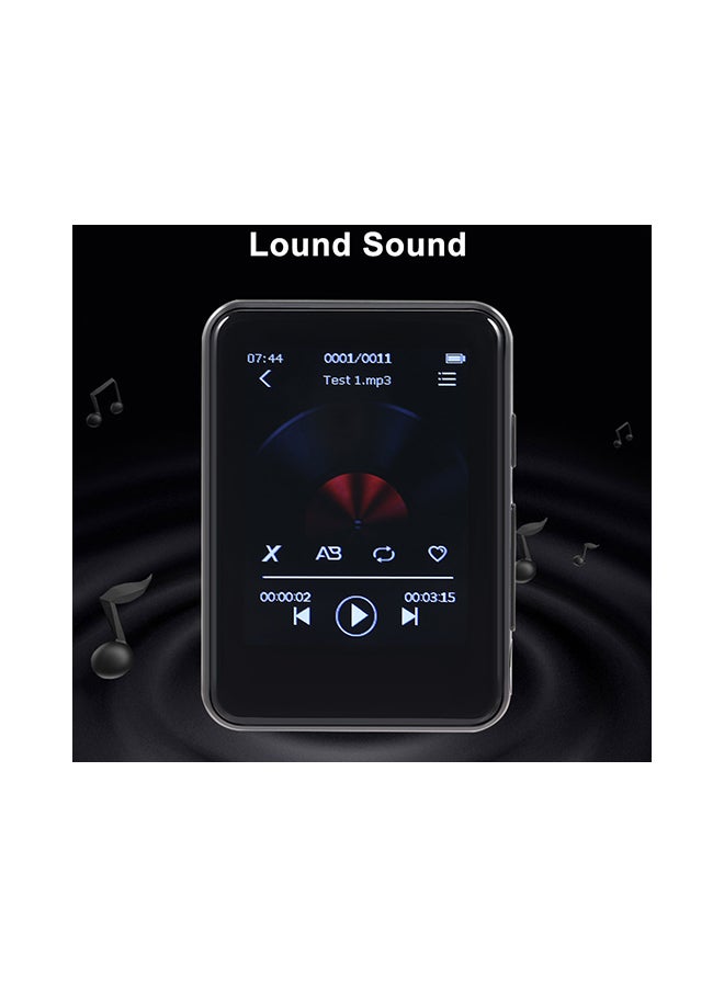 BENJIE Bluetooth MP3 Full Touch Screen Music Player V6556 Black  - Image 2