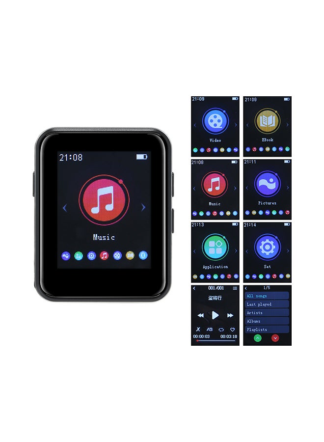 Bluetooth MP3 Full Touch Screen Music Player V6555 Black - v1570452566/N30494050A_4