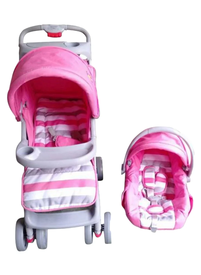 Baby love Kids Comfortable Stroller With Safety Cushioned Car Seat For Baby