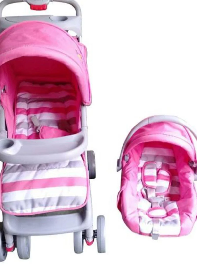 Baby love Kids Comfortable Stroller With Safety Cushioned Car Seat For Baby