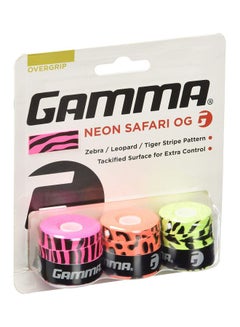 Gamma Set of 3 Neon Safari Overgrip  - Image 1
