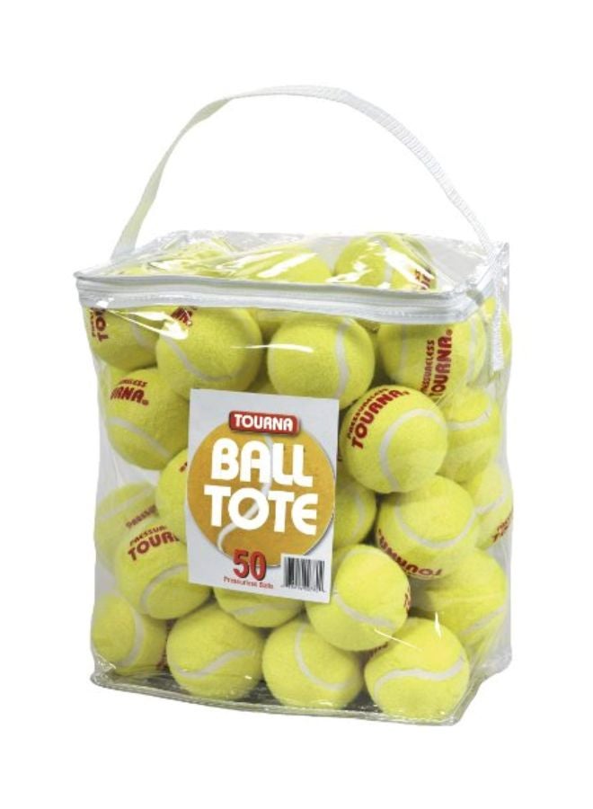 50-Piece Tote Tennis Balls