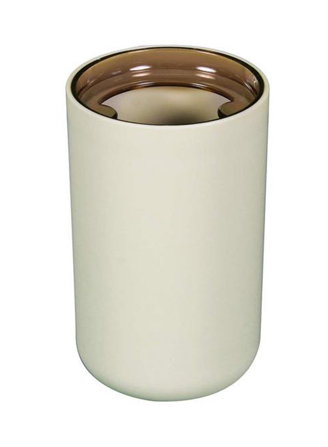 Story@Home - 4-Piece Bathroom Accessories Set Mud Brown 16.3x16x15.5cm - Image 1