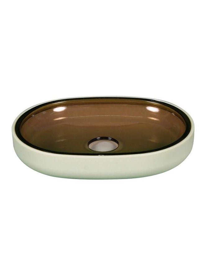 Story@Home - 4-Piece Bathroom Accessories Set Mud Brown 16.3x16x15.5cm - Image 1