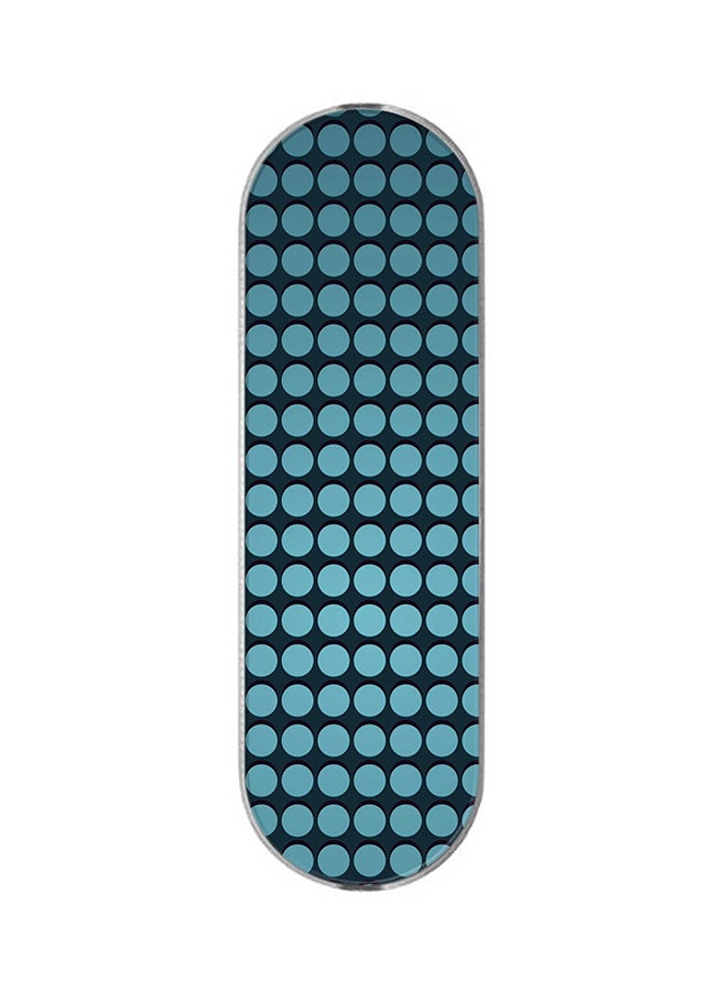 Stylizedd - 3-In-1 Universal Mobile Phone Grip Holder Blue Dots - Image 1
