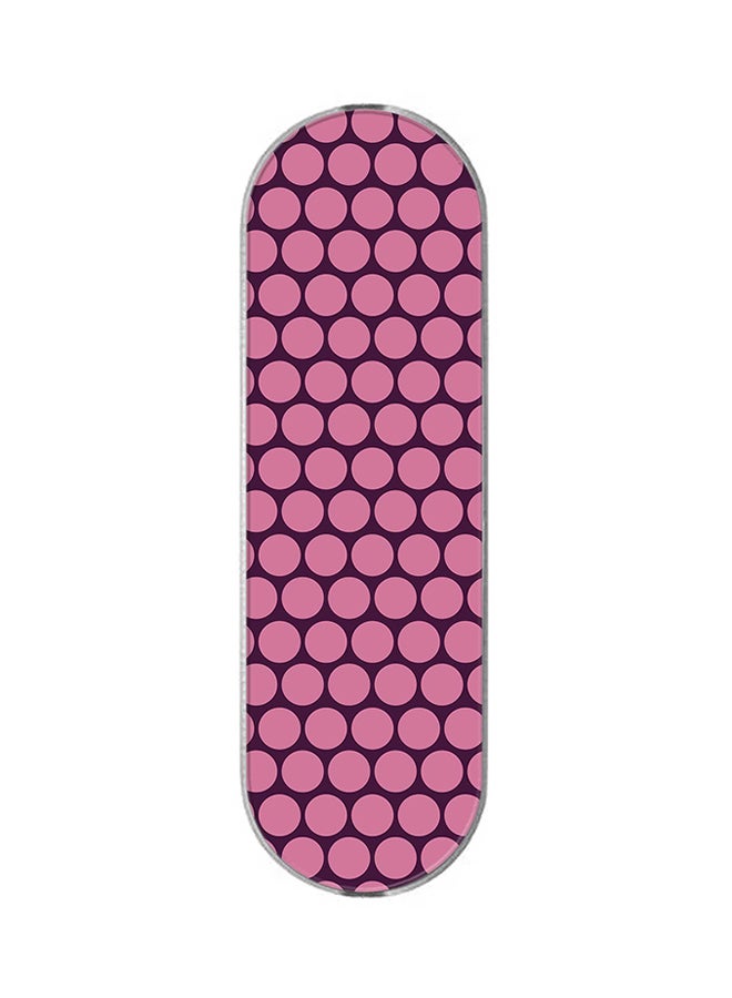 Stylizedd 3-In-1 Universal Mobile Phone Grip Holder Purple Honeycombs  - Image 1