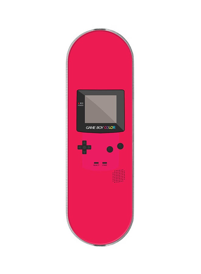 Stylizedd 3-In-1 Universal Mobile Phone Grip Holder Gameboy Color - Pink  - Image 1