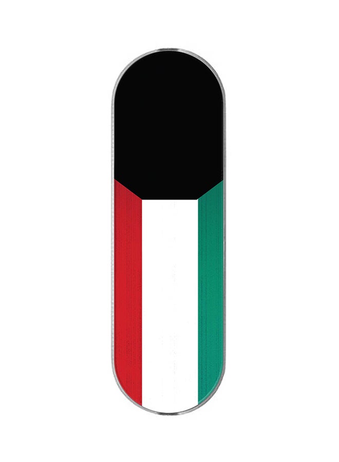 Stylizedd 3-In-1 Universal Mobile Phone Grip Holder Flag Of Kuwait - Image 1