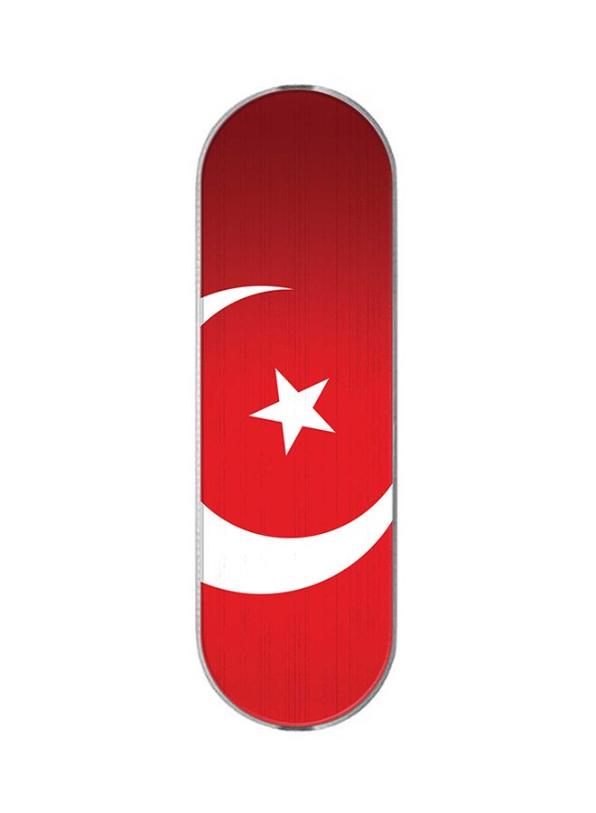 Stylizedd 3-In-1 Universal Mobile Phone Grip Holder Flag Of Turkey - Image 1