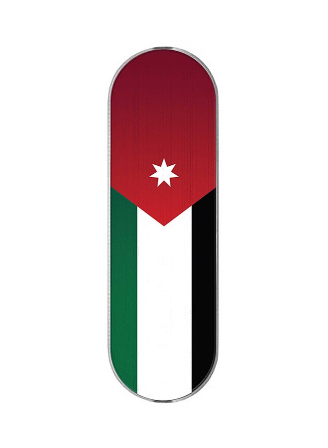 Stylizedd 3-In-1 Universal Mobile Phone Grip Holder Flag Of Jordan - Image 1