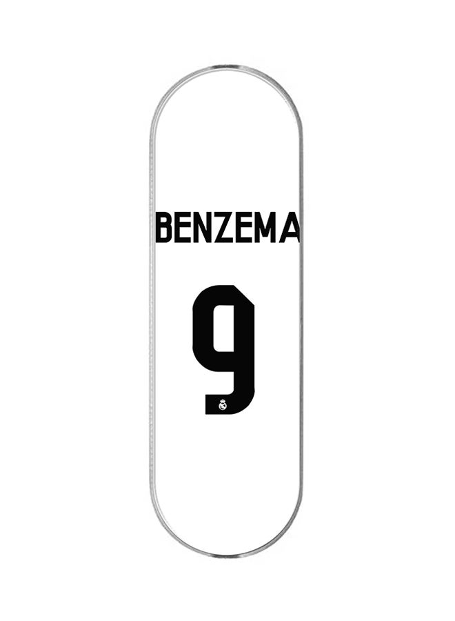 Stylizedd 3-In-1 Universal Mobile Phone Grip Holder Benzema Real Jersey - Image 1