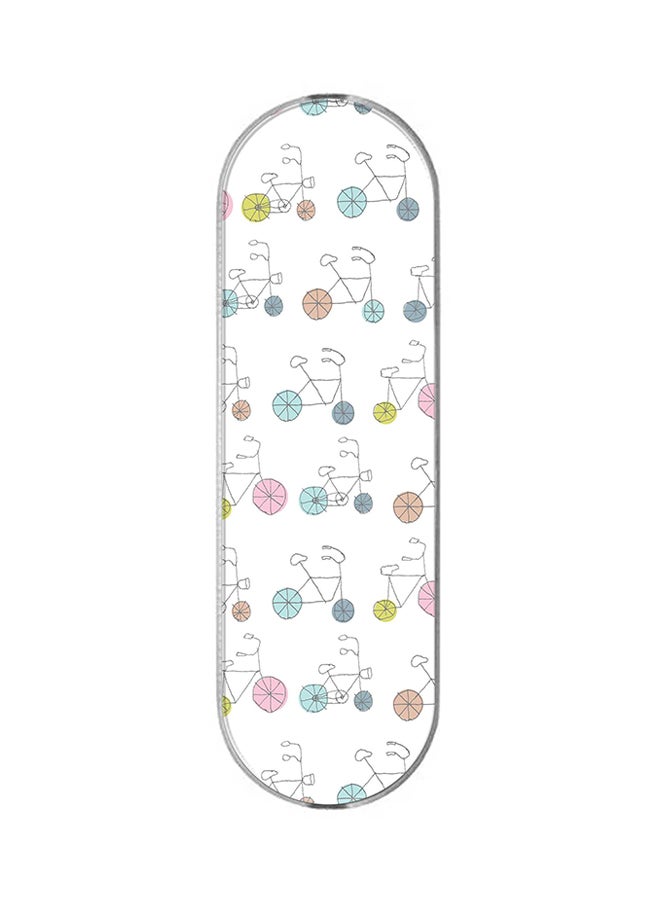 Stylizedd 3-In-1 Universal Mobile Phone Grip Holder Cycle Sribbles - Image 1