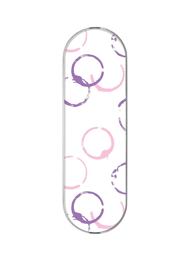 ستايلايزد مسند بمقبض يونيفرسال 3 في 1 للموبايل مزين بنقش صبغات لونية جميلة - Image 1