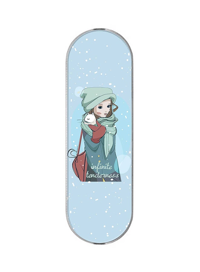 Stylizedd - 3-In-1 Universal Mobile Phone Grip Holder Infinite Tenderness - Image 1
