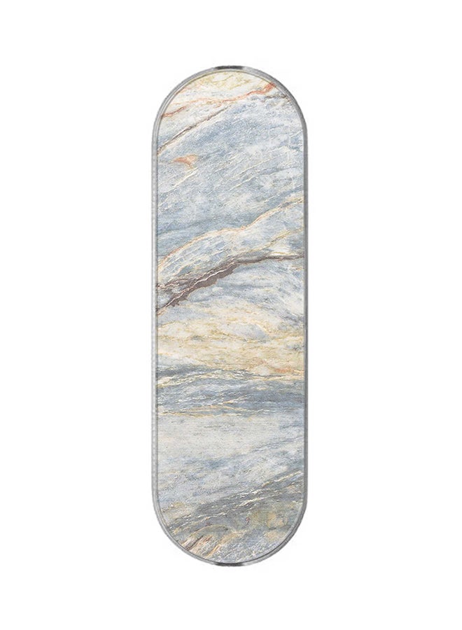 Stylizedd - 3-In-1 Universal Mobile Phone Grip Holder Marble Print Grey Classic - Image 1