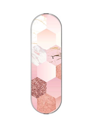 Marble Pink Honeycomb